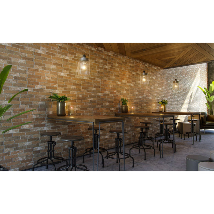 Brick Red Impreso Conectar 34cm x 58xm
